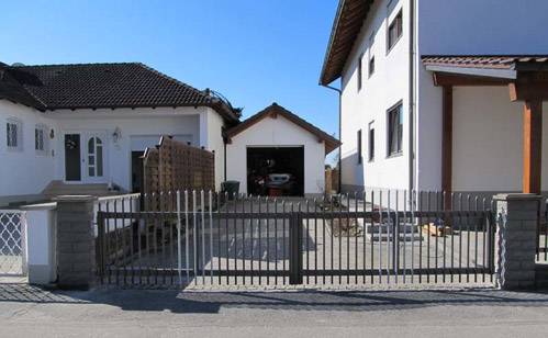 Design Palisade - Doppelflügeltor